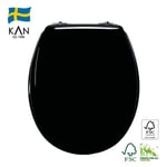 Kan 2001 Exclusive toalettsits, svart