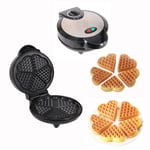 Panini Maker,Waffle Maker ， Stainless Steel Triangle Waffle Machine Heating Homemade Waffle Plum-Shaped Muffin Machine Home Breakfast Cake Machine