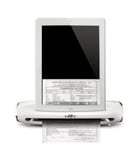 Not only PC iScanner for iPad - Docking  lading & scanning. Hvit utgave