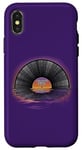 iPhone X/XS Retro Vintage Vinyl Sunset Reflection LP Vinyl Record Case