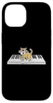 iPhone 14 Piano Cat Kitten Pianist Keyboard Player Case