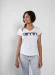 Aim'n White Logo T-shirt - XS