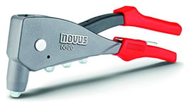 Novus Pince à rivets aveugles N-20 avec poignée ergonomique - Riveteuse professionnelle avec rivets aveugles en aluminium, acier et cuivre