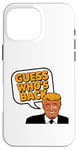 Coque pour iPhone 16 Pro Max The Comeback Commander : l'inauguration de Donald Trump