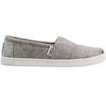 TOMS YOUTH ALPARGATA Grey Canvas UK2.5