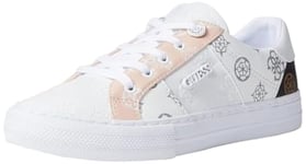 GUESS Femme Loven Basket, Blanc Rose 680, 37 EU