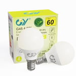 GY Ampoule LED E14 4,9W équivalent 60W, 807 Lumens 4000K Blanc Neutre, Ampoule E14 Led Efficacité Energétique, Non-Dimmable, Lot de 2