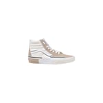 Baskets En Cuir Beige Pour Hommes Vans Authentiques