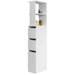 Mobilier1 - Armoire de toilette murale Comfivo 384 , à poser, Le nombre de portes: 0, 136x20x33cm, Stratifié, Nombre de tiroirs: 0