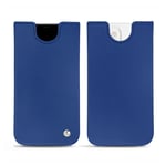 Pochette cuir Apple iPhone 13 - Pochette - Bleu - Cuir lisse - Neuf