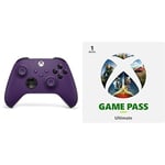 Xbox Wireless Controller - Astral Purple + Game Pass Ultimate 1M