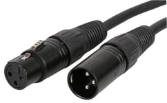 XLR-cable malme/female 30cm