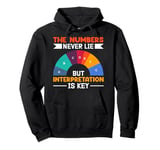 The Numbers Never Lie But Interpretation Is Key Pullover Hoodie