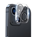 iPhone 13/13 Mini Kamera Linse Beskyttelse Herdet Glass -  2 Stk. - Svart