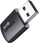 Clé WiFi 6 AX900 Adaptateur USB WiFi Entrée de Gamme Double Bande 5GHz 2.4GHz Clé USB WiFi Soft AP Mode MU MIMO Cryptage WPA2 PSK Dongle WiFi Pilote Intégré Compatible avec Windows 11 10 Linux