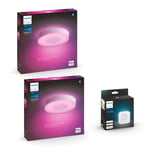 Philips Hue - 2x Infuse Medium Kattolamput & 1x Hue Bridge - Bundle