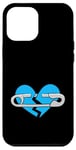 Coque pour iPhone 12 Pro Max Bleu Healing In Progress - Graphique couleur bleue