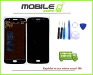 Vitre Tactile + Ecran LCD   pour LENOVO MOTO G5s Couleur Noir  + outils + Colle