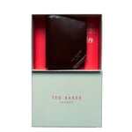 Ted Baker - Corrall Black Leather Bifold Card Holder -RFID Blocking - Boxed -New