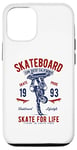 iPhone 12/12 Pro Skate For Life 1993 for Men Boys Skateboard Case