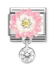 Nomination Composable Classic Silvershine charms Pink daisy with roundel 331814/09