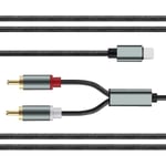 Lightning-RCA-kaapeli Audio Aux-sovitin Stereo Y -jakaja Adapteri tietylle iPhone iPadille vahvistimelle Auton kotiteatterikaiuttimelle