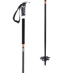 BCA Sceptre Noir bâton de Ski Unisexe, 115 cm
