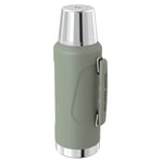 Super Sparrow Stainless Steel Water Bottle - 2L - Wide Mouth Vacuum Insulated Flask - BPA-Free ThermosBottle - Leakproof Lid Doubles as Cup