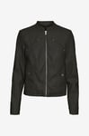 Vero Moda Curve - Jacka vmcFavodona Coated Jacket Cur - Svart