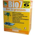 Bio7 graisse entretien bac à graisses supprime odeurs evite bouchon 6 MOIS BIO 7