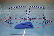 Paire de Cage de Handball Pop Up – 2 Tailles au Choix - avec Sac de Rangement - But de Hand Enfant (1,8 x 1,2m)