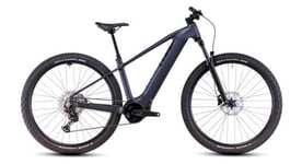 Vtt electrique semi rigide cube reaction hybrid pro 800 shimano deore deore xt 12v 800 wh 29   gris metallic 2025