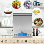 Digital Kitchen Scales Alarm Timer LCD Electronic Food Weighing Cooking Baking