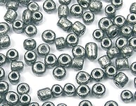 INNSPIRO Rocaille en verre rond brillant métallique argent 3,0 mm 500 g Sac pour création de bracelets et colliers Idéal pour l'artisanat et la fabrication de bijoux pour enfants Perles graines.