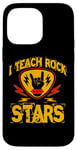 Coque pour iPhone 14 Pro Max J'enseigne le rock aux stars du rock, professeur de musique, Rock On Graphic