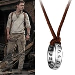 Filmspel Uncharted 4 Halsband Nathan Drake Cosplay Ring