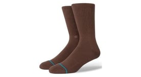 Chaussettes stance icon crew marron