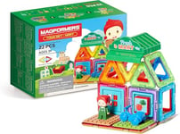 Magformers Town Minimarket Set. Magnetic Building Blocks Make Different Shops With Play Character. STEM Toy And Roleplay Toy For Creativity.