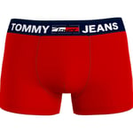 Boxer Tommy Jeans en coton biologique stretch rouge