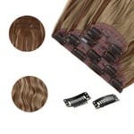 Clip-In Extensions 22 tuuman setti 4 Curly Waves naisten peruukki