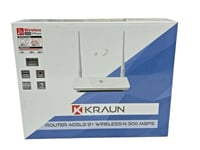 Kraun sans Fil N ADSL2/2 + Modem Routeur 300Mbps