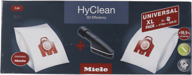 Miele Hyclean 3D Efficiency Fjm, Tilbehørssett, Sylindervakuum, Miele, Boks, 8 Stykker, 4 Stykker