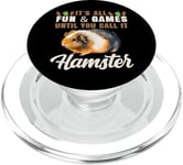 Guinea Pig It's All Fun And Games Until You Call It Hamster PopSockets PopGrip for MagSafe