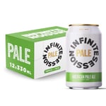 Infinite Session Pale - Alcohol-Free Beer, Award-winning Pale Ale, Full Bodied, Low Calorie, Zero Sugar, Gluten-Free, Brewed in the UK, 12 x 330ml cans