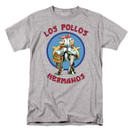 Breaking Bad Mens Los Pollos Emblem Heather T-Shirt - S