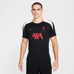 Liverpool Tränings T-Shirt Dri-FIT Strike - Svart/Röd/Vit - Nike, storlek Small