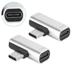 2PCS TypeC Converter Splitter Dual 2 In 1 to Headphone USB Audio Adapter GFL