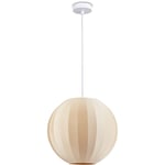 Suspension Lampe Suspendue Salon Chambre Salle à Manger Moderne Nylon E27 Beige, Lampe à suspension - Type 3 - Paco Home