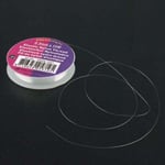 Hobby and Crafting Fun Smyckestråd Nylon 0,26 mm - Transparent 20 m