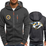 NHL Hoodie Sweatshirt Zipper Jersey Pittsburgh Penguins/St. Louis Blues/Los Angeles Kings Long Sleeve Field Hockey Jersey Clothing